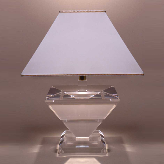 Lampe transparente