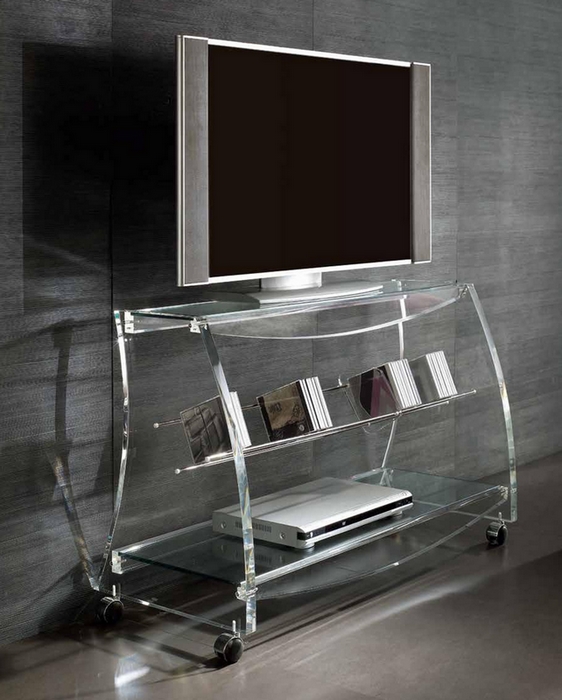 Transparent TV furniture